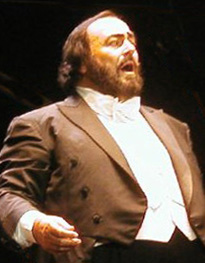 Luciano Pavarotti in Stade